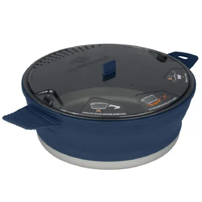 Кастрюля складная с алюминиевым дном X-Pot Navy, 4000 мл от Sea to Summit (STS AXPOT4.0NB) - Robinzon.ua