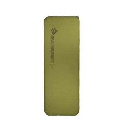 Самонадувний килимок Sea to Summit Camp Mat, 198х64х3.8см, Olive (STS AMSICMRL) - Robinzon.ua
