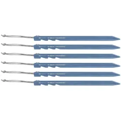Ultralight Ground Control Tent Pegs (6 Pack) набір кілочків для намету (Blue) - Robinzon.ua