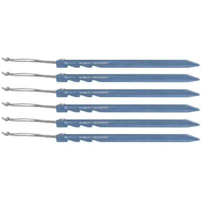 Ultralight Ground Control Tent Pegs (6 Pack) набор колышков для палатки (Blue) - Robinzon.ua