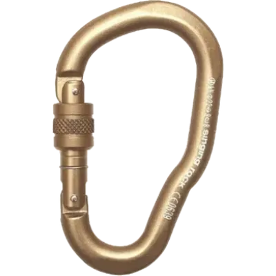 Карабін Singing Rock Jumbo HMS Screw Gate 22kN gold (SR K5420.ZZ) - Robinzon.ua