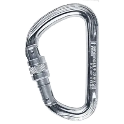 Карабин Singing Rock Keylock D Big Connector, Screw Gate - 30 кН (SR K5070.PP) - Robinzon.ua