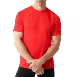 Футболка чоловіча Smartwool Men's Merino 150 Baselayer Short Sleeve, Fire Red, р. XL (SW 14041.673-XL) Футболка чоловіча Smartwool Men's Merino 150 Baselayer Short Sleeve, Fire Red, р. XL (SW 14041.673-XL) - Robinzon.ua