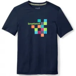 Футболка чоловіча Smartwool Merino 150 Logo Tee Deep Navy, р. S (SW 16059.092-S) Футболка чоловіча Smartwool Merino 150 Logo Tee Deep Navy, р. S (SW 16059.092-S) - Robinzon.ua