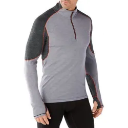 Термофутболка мужская Smartwool PhD Light 1/4 Zip Light Gray, р.L (SW 14014.039-L) - Robinzon.ua