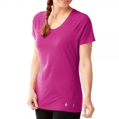 Футболка женская Smartwool Merino 150 Baselayer Pattern Short Sleeve Berry, р.XS (SW 17254.044-XS) - Robinzon.ua