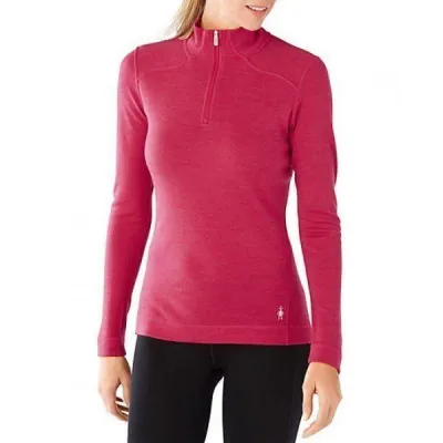 Термофутболка жіноча Smartwool NTS Mid 250 Zip T Potion Pink Heather, р.XL (SW SS221.907-XL) - Robinzon.ua