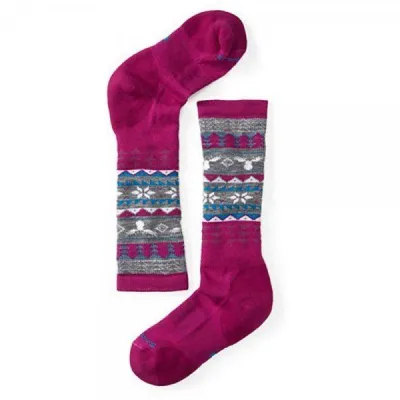 Носки для девочек Smartwool Wintersport Fairisle Moose Berry, р.L (SW 15012.044-L) - Robinzon.ua