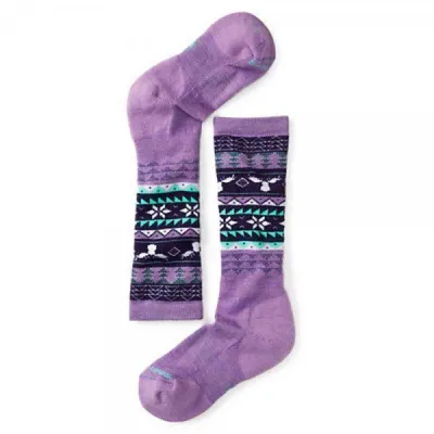 Шкарпетки для дівчаток Smartwool Wintersport Fairisle Moose Lilac, р. S (SW 15012.703-S) - Robinzon.ua