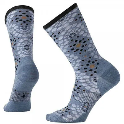 Шкарпетки жіночі Smartwool Pompeii Pebble Crew Blue Steel Heather, р. S (SW 10415.473-S) - Robinzon.ua