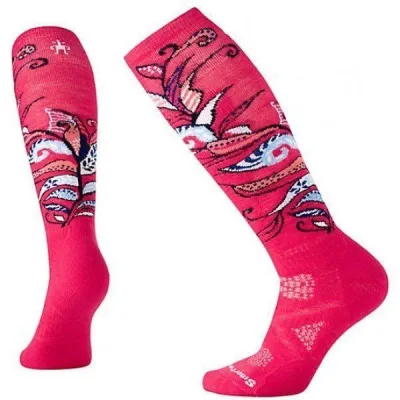 Носки женские Smartwool PhD Ski Medium Pattern Potion Pink, р.S (SW 15018.906-S) - Robinzon.ua