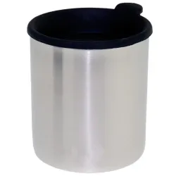 Термокружка с крышкой Tatonka Thermo Mug 250, Silver/Black (TAT 4082.000) - Robinzon.ua