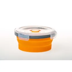 Контейнер складной с крышкой-защелкой Tramp (800ml) orange TRC-087-orange Контейнер складной с крышкой-защелкой Tramp (800ml) orange TRC-087-orange - Robinzon.ua