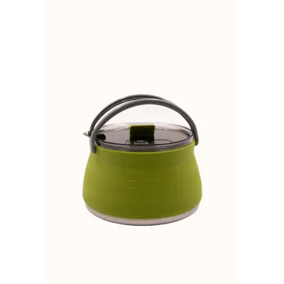 Чайник Tramp силіконовий з металевим дном 1л олива TRC-125 - Robinzon.ua