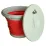 Ведро TRAMP складное силиконовое с крышкой 5л терракотовое TRC-127 - Robinzon.ua