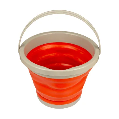 Ведро складное силиконовое Tramp 5L orange TRC-092-orange - Robinzon.ua