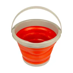 Ведро складное силиконовое Tramp 5L orange TRC-092-orange - Robinzon.ua