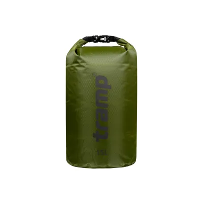Гермомішок Tramp PVC Diamond Rip-Stop оливковий 15л UTRA-112-olive - Robinzon.ua