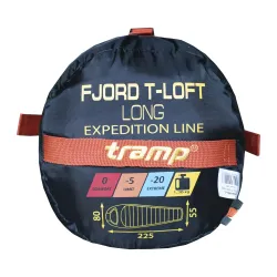 Спальный мешок Tramp Fjord Long кокон правый orange/grey 225/80-55 UTRS-049L Спальный мешок Tramp Fjord Long кокон правый orange/grey 225/80-55 UTRS-049L - Robinzon.ua