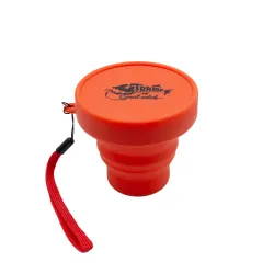 Стакан складной силиконовый с крышкой Tramp 180ml orange UTRC-083-orange - Robinzon.ua