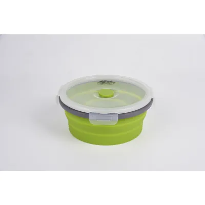 Контейнер TRAMP складаний силіконовий з кришкою защіпкою 550мл UTRC-088 , Помаранчевий - Robinzon.ua