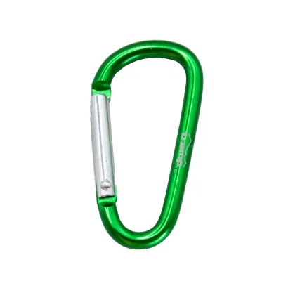 Карабин Tramp алюминиевый, размер 5 см, без муфты, зеленый арт.TRA-058 - Robinzon.ua