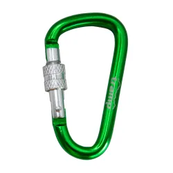 Карабин Tramp алюминиевый, размер 7 см, с муфтой, зеленый UTRA-302-green Карабин Tramp алюминиевый, размер 7 см, с муфтой, зеленый UTRA-302-green - Robinzon.ua