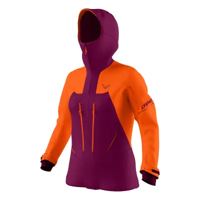 Гірськолижна жіноча мембранна куртка Dynafit Free GTX, S - Violet/Orange (71351 6211) - Robinzon.ua