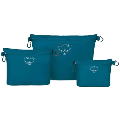 Сумка Osprey Ultralight Zipper Sack Set Набір Large Medium Small Waterfront Blue - Robinzon.ua