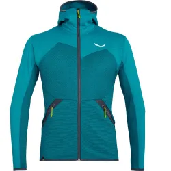 Чоловіча флісова кофта Salewa Puez Melange Polarlite Full-Zip, синій, р.46/S (013.002.7560) - Robinzon.ua