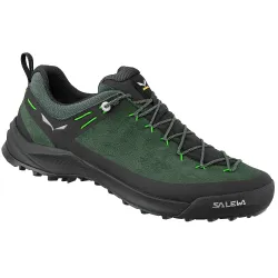 Кроссовки мужские Salewa WILDFIRE LEATHER 45 - зеленый, треккинговые - 013.001.5388 - Robinzon.ua