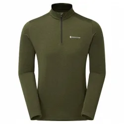 Кофта мужская Montane Dart Thermo Zip Neck, Kelp Green, L (5056237064099) - Robinzon.ua