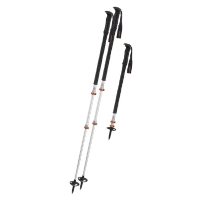 Трекінгові палиці Komperdell Titanal Exp Pro, Silver/Orange, 65-140 см (9008687368087) - Robinzon.ua