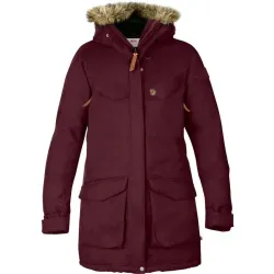 Городская женская теплая мембранная парка Fjallraven Nuuk Parka, XS - Dark Garnet (89655.356.XS) 2021 - Robinzon.ua