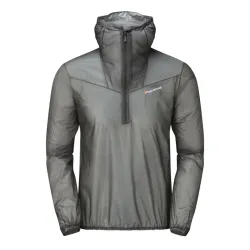 Мембранная куртка для бега унисекс Montane Podium Pull-On, Charcoal, M (5056237032876) - Robinzon.ua