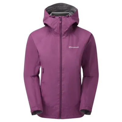 Мембранна жіноча куртка для трекінгу Montane Female Meteor Jacket, Wineberry, S/10/36 (5056237078591) - Robinzon.ua