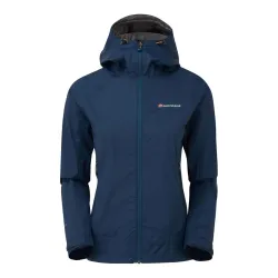 Мембранна жіноча куртка для трекінгу Montane Female Meteor Jacket, Narwhal Blue, S/10/36 (5056237041472) - Robinzon.ua