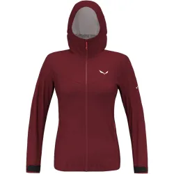 Мембранна жіноча куртка для трекінгу Salewa Puez Aqua 4 2.5L PTX Jacket W, Red Syrah, 42/36 (28616/1570 42/36) - Robinzon.ua