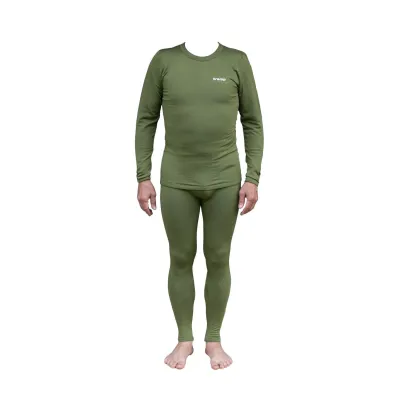 Термобілизна чоловіча Tramp Warm Soft комплект (футболка+штани) олива UTRUM-019-olive, UTRUM-019-olive-S/M - Robinzon.ua
