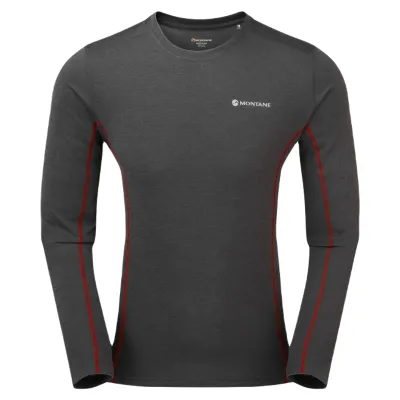 Футболка чоловіча Montane Dart Long Sleeve T-Shirt, Slate, L (5056237063009) - Robinzon.ua