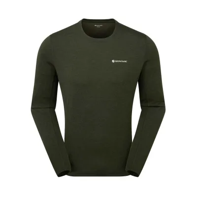 Футболка чоловіча Montane Dart Long Sleeve T-Shirt, Oak Green, M (5056601002689) - Robinzon.ua