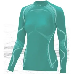 Термофутболка с длинным рукавом женская Accapи Ergowool, Caribbean/White, M/L (ACC WА711.1001-ML) - Robinzon.ua