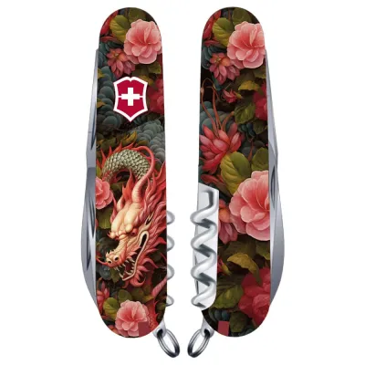 Складной нож Victorinox SPARTAN ZODIAC Китайский зеленый дракон - Robinzon.ua