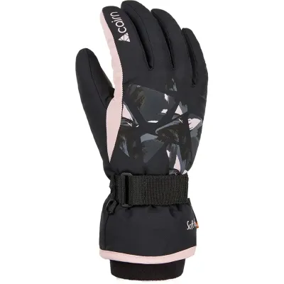 Перчатки женские Cairn Wizar W, black-pink fragment, 7.5 (0489165-502-7.5) - Robinzon.ua