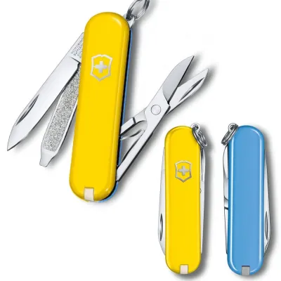 Складаний ніж Victorinox CLASSIC SD UKRAINE 06223.8G.28 - Robinzon.ua