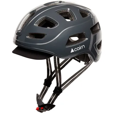 Велошлем Cairn Quartz LED USB, Shiny shadow, 52-58, M (0300380-54-52-58) - Robinzon.ua