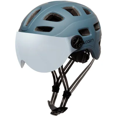 Cairn велошолом Quartz Visor LED USB grey 52-58 - Robinzon.ua