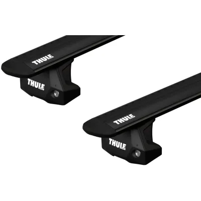 Багажник в штатные места у рейлінгах Thule Wingbar Evo Black для Audi Q7/SQ7 (mkII) 2015→ (TH 7114B-7107-7005) - Robinzon.ua