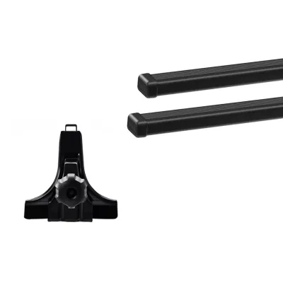 Багажник на водозгін (15см) Thule Squarebar Evo (1.18 м) (TH 7122-9512) - Robinzon.ua