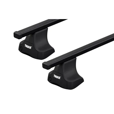 Багажник на гладкую крышу Thule Squarebar Evo Rapid для Audi A6/S6/RS6 (mkIII)(C6)(седан) 2004-2011 (TH 7123-754-1591) - Robinzon.ua